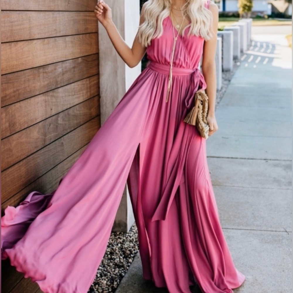 VICI Diana Sleeveless Maxi Dress Mauve - Size Small